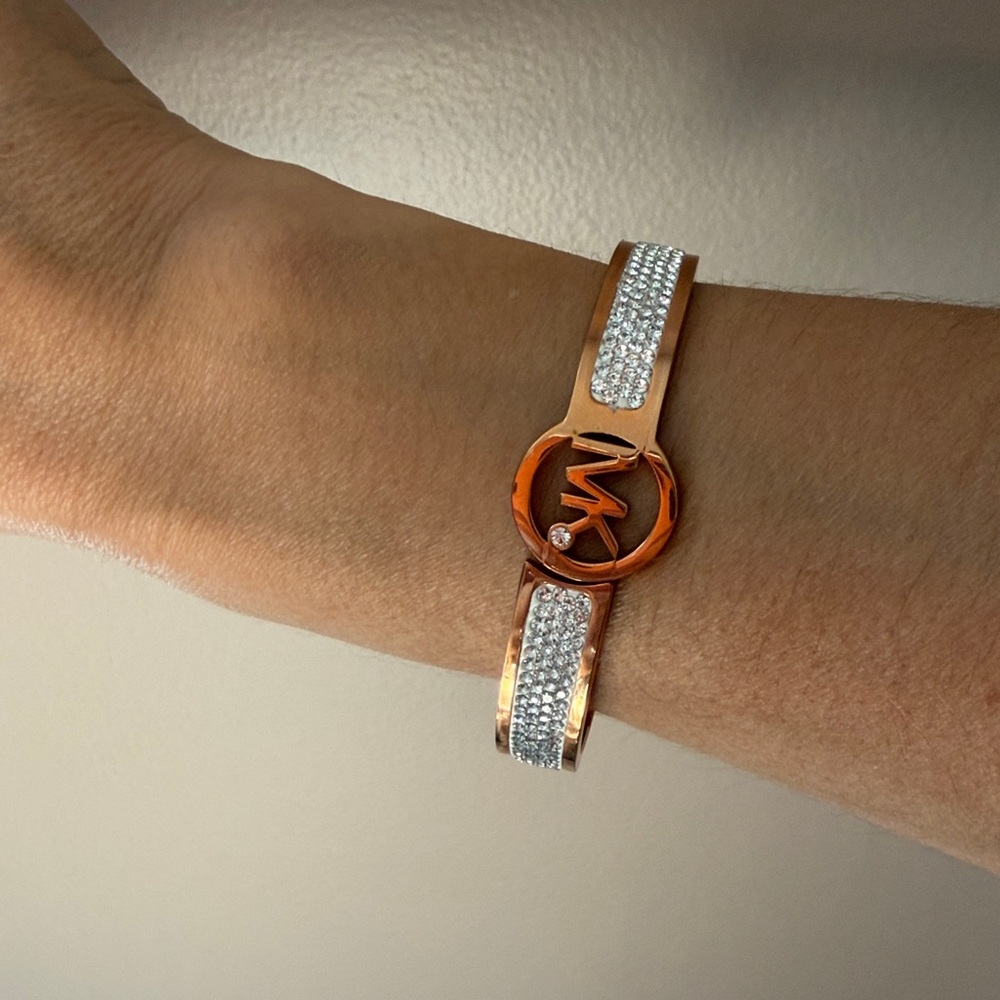 Michael Kors Two-Tone Crystal Bracelet - Picture 3 of 4
